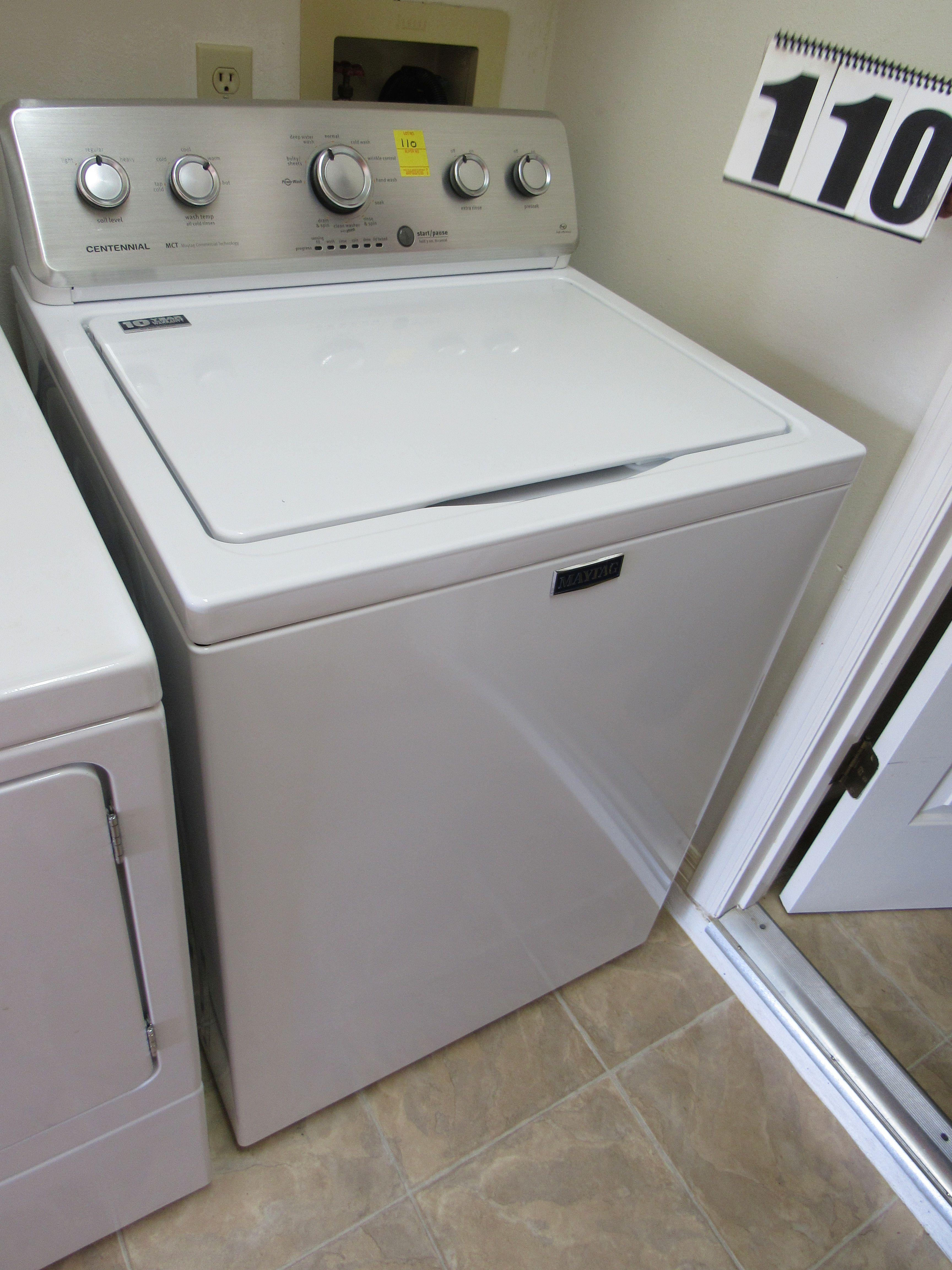 Maytag top load Centennial washing machine