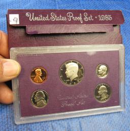 1985 uncirculated US coin proof set