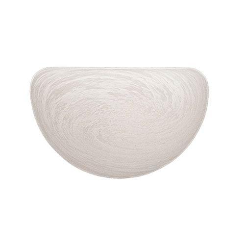 Millineium White 1 light faux Alabaster Sleek and Unique half dome Wall Sconce