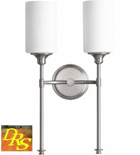 Quorum  5309-2-65 celeste 2 light wall mount satin nickle