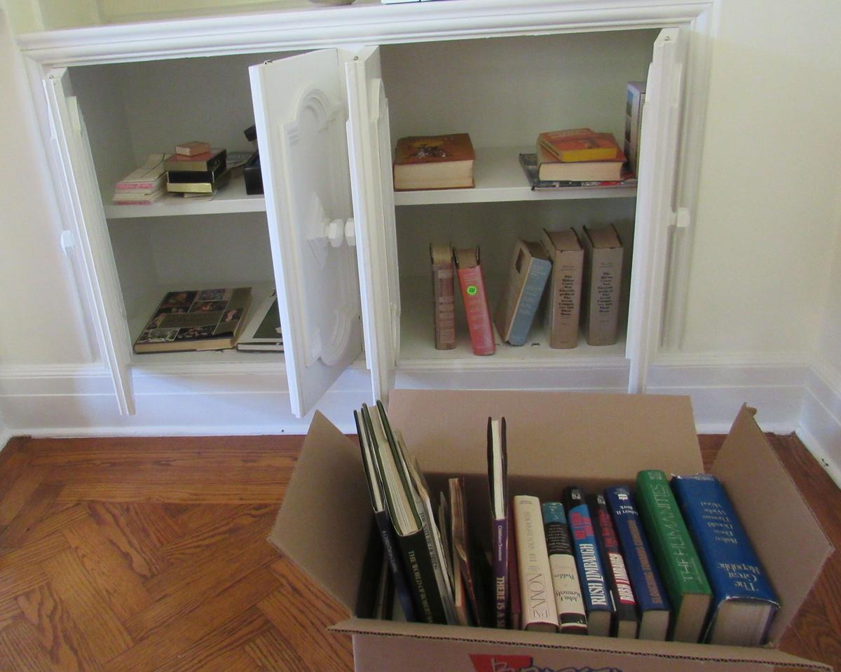 book collection - mixed novels, and coffee table books
