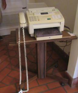 Panasonic plain paper fax with stand