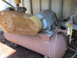 15hp Worthington horizontal twin cylinder cast iron compressor