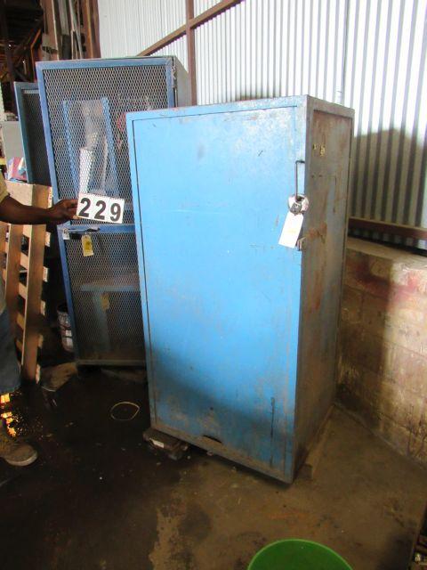 heavy duty steel storage cabinet 30" w x 24"d x59" h