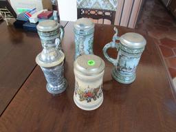 European steins mixed mfg