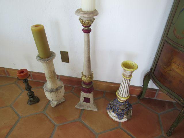 mixed large candlesticks