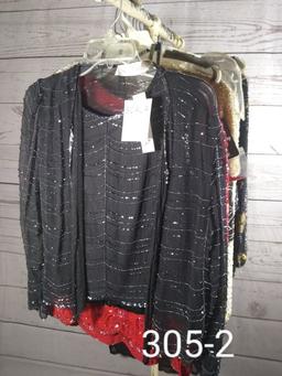 Scala & Tip Top.Beaded Tops & Jackets size M - XL for Evening Wear. Made By  Perfect for Formal Occa