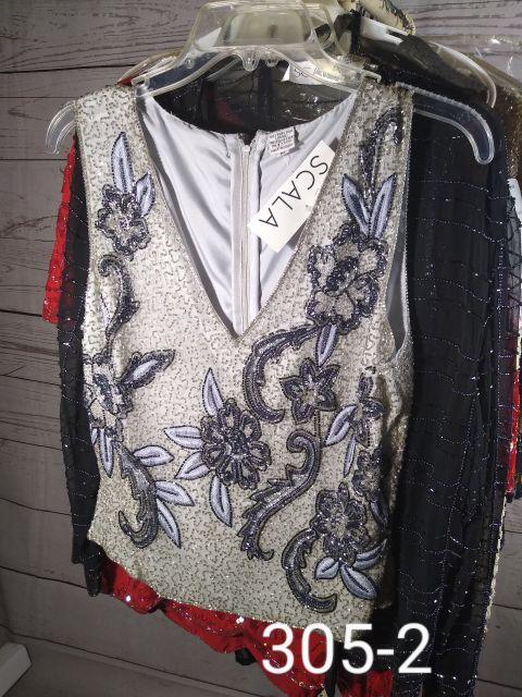 Scala & Tip Top.Beaded Tops & Jackets size M - XL for Evening Wear. Made By  Perfect for Formal Occa