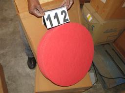case red polishing pads 20" diameter buffer 5 per case