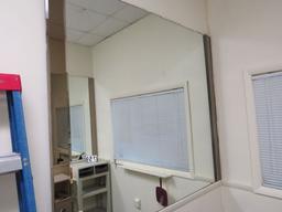 wall mounted mirrors 58" x 54"