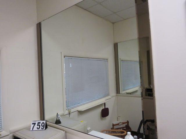 wall mounted mirrors 58" x 54"