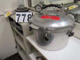 All American #6 pressure stove top autoclave could also be used as a pressure canner