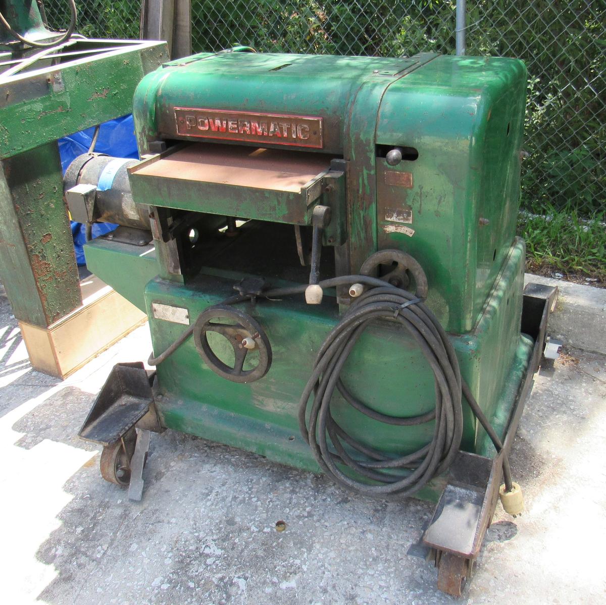 Powermatic commercial planer