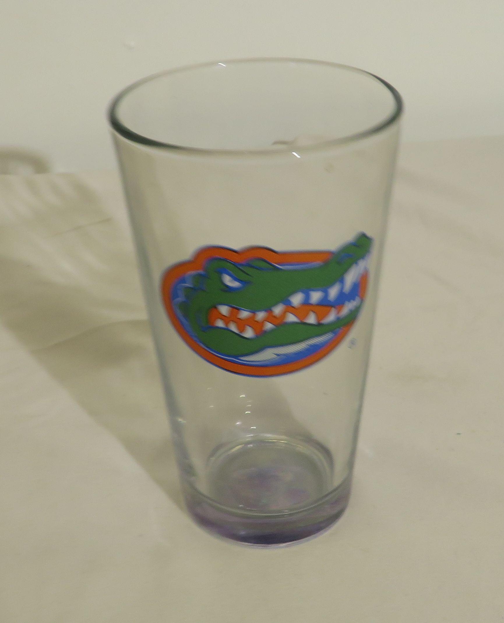 beer glasses with Gator head logo (packed in2 cases of 24)