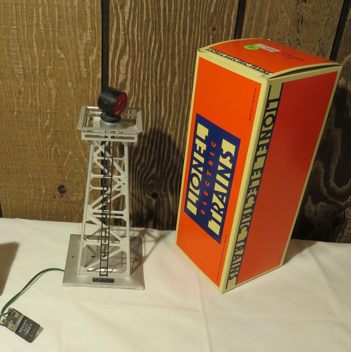 Lionel Rotary 394 electric train beacon with box