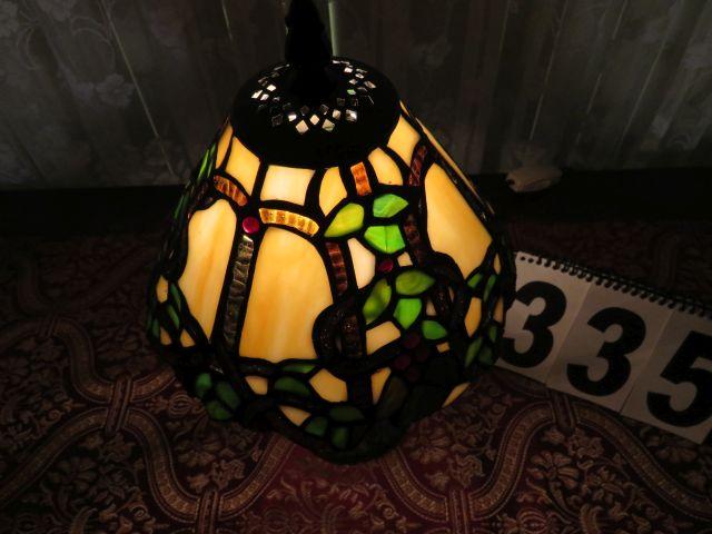 tiffany style lamp 12" high