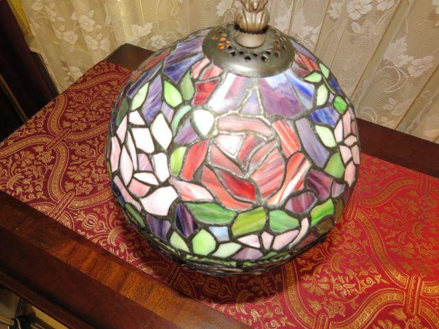 tiffany style lamp 13" high