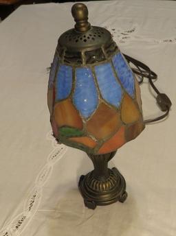 tifany style lamp 12" high