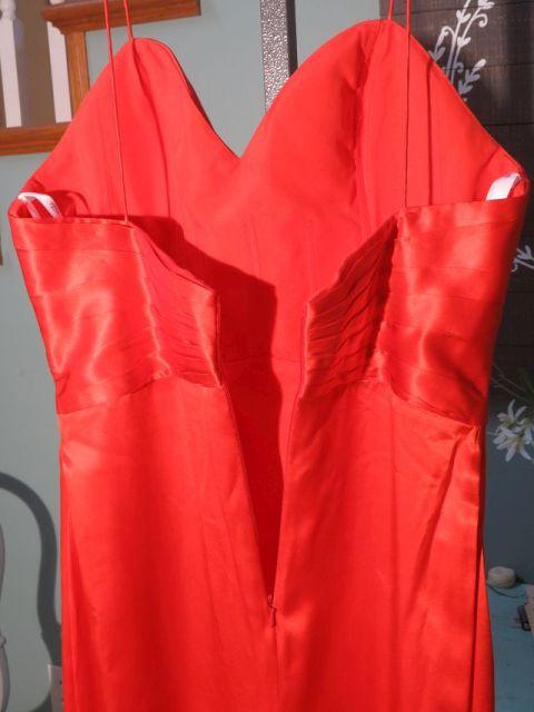 Xcite formal dress, size 12, vermeil with sequins. Bust 38; Waist 29.5.5; Hips 41. Beautiful!