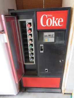 Coca Cola Dispenser;   29 W x 23 D x 56 H