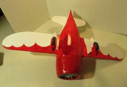 Homemade Balsa Wood Model airplane (24" wing span, overall length 17")