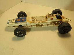 Vintage Rear Engine Drive Gas Powered Race Car by Testors (engine appears to be seized) 12" overall