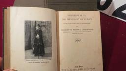 Shakespeare's "King Lear" published 1896 great condition and "Merchant of Venice" published 1925 gre