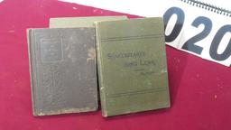 Shakespeare's "King Lear" published 1896 great condition and "Merchant of Venice" published 1925 gre