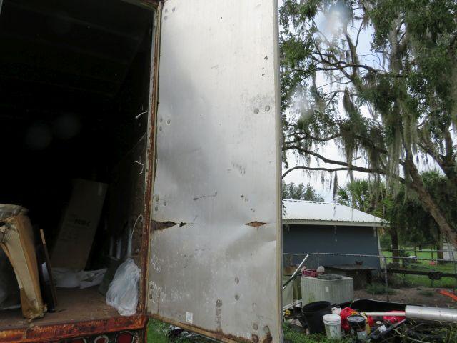 storage Van with 1/4 load of new old stock furniture (some water damage) trailer has one door that i