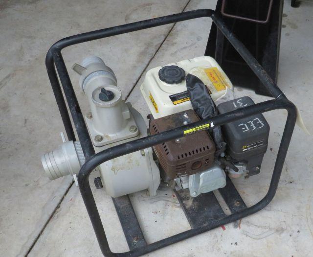 Misuki 6.5hp powered portable pump (never had gasoline in the tank)