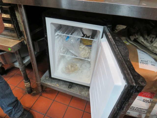 under counter freezer  17" wide x 25" high
