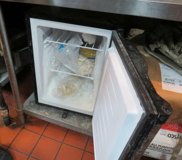 under counter freezer  17" wide x 25" high