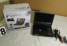 9" ProScan swivel screen portable DVD and media player with 2 pair full size head phones  This is ne