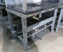 Industrial Table with Stainless Steel top, Adjustable Height, 48”L x 30”w, ULINE