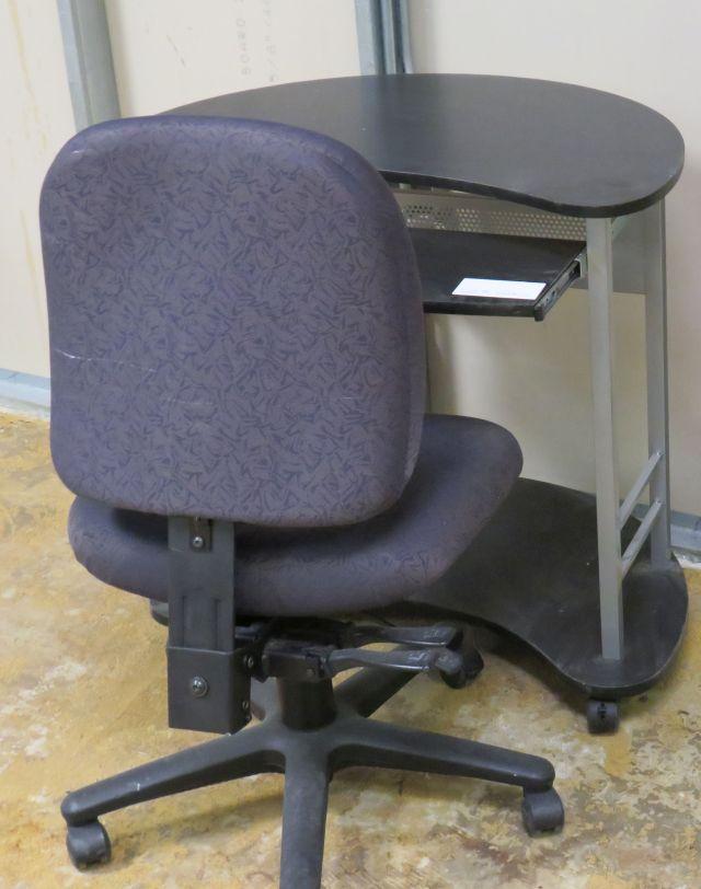 Rolling PC Desk & Chair Combo