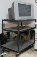 Philips 31" Television on Rolling Cart