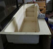 Walk-Thru Fiberglass Baptistery 40"x134"x39"