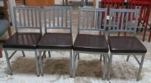 Commercial Duty Silver Chairs