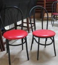 Red & Black Dining Chairs