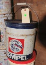 5  gal pail of gray Enamel Paint