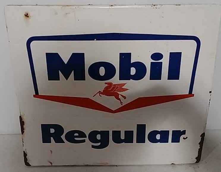 SSP Mobil Regular pump sign