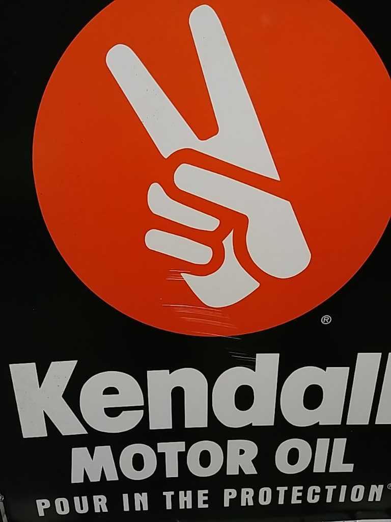 DST Free standing Kendall Oil sign