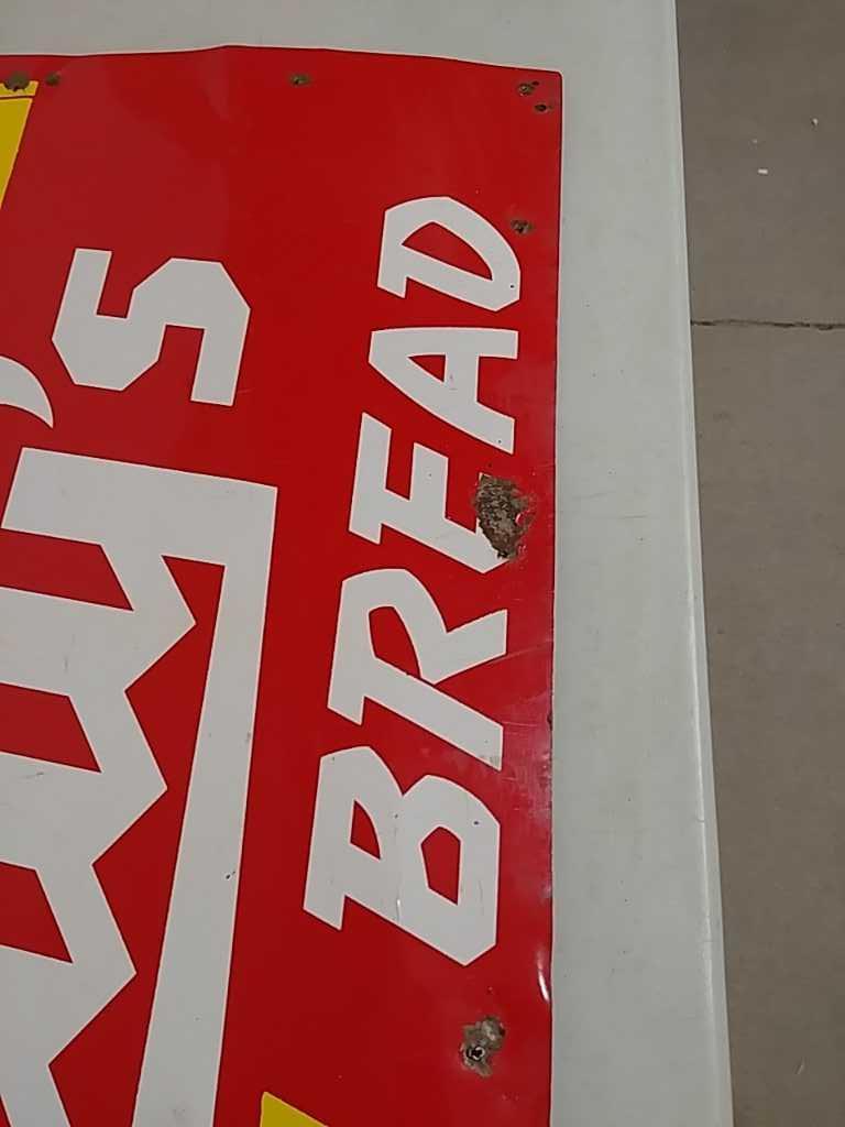 DST (fold over)  Eddy's good bread sign