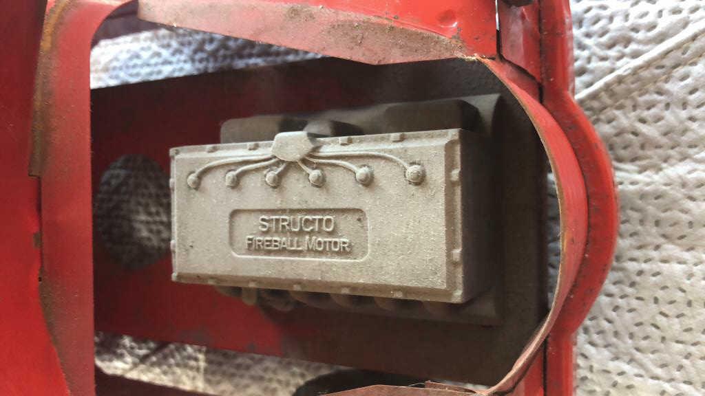 Structo Ladder Fire Truck w/Fireball Motor