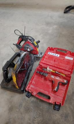 Metal chop saw, metal circular saw,Hilti Nail gun