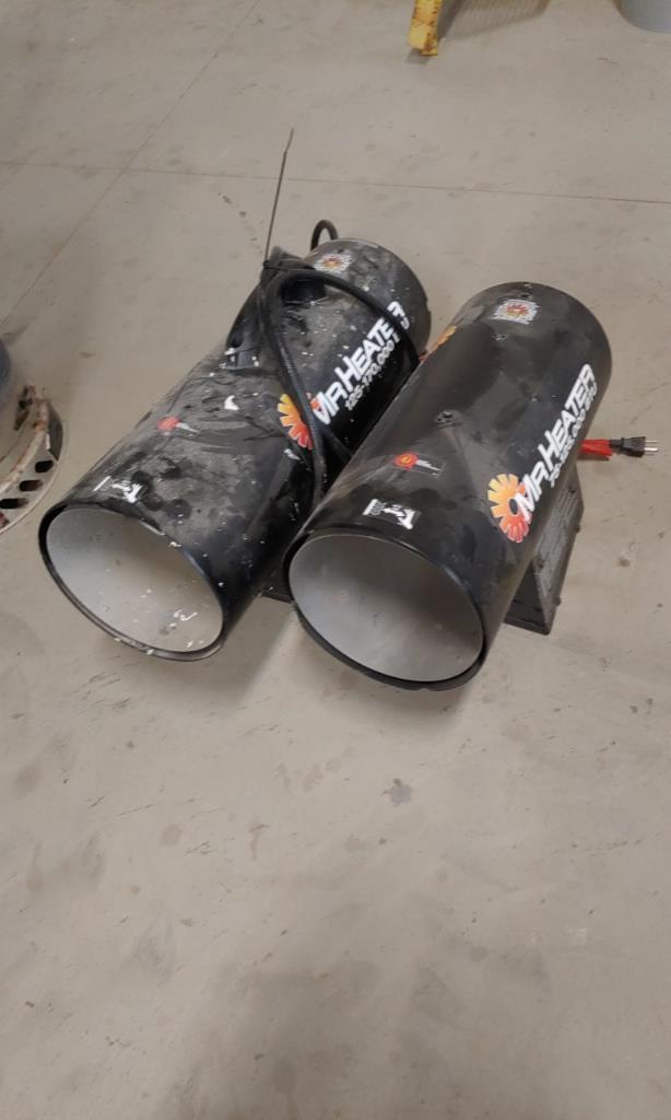 2 Mr.Heater propane heaters