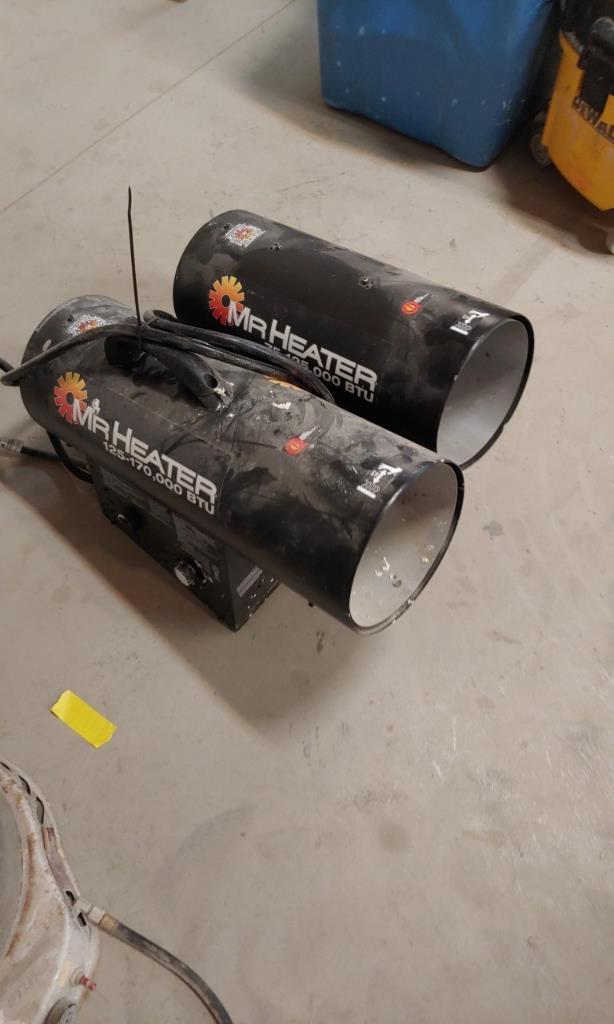 2 Mr.Heater propane heaters