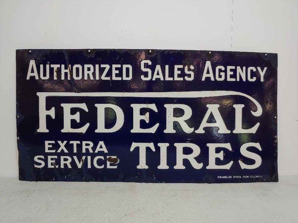 SSP Federal Tires Service sign