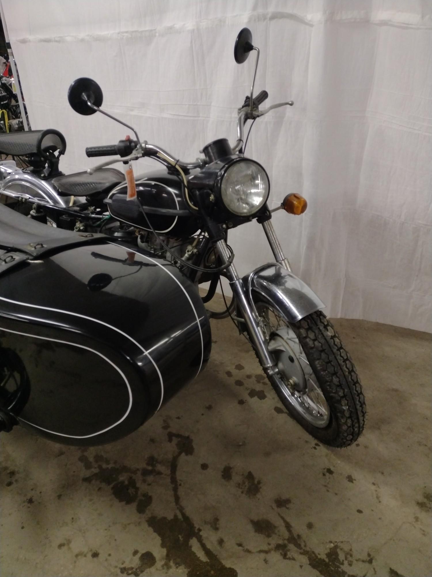 Motorcycle 1986 URAL with side car