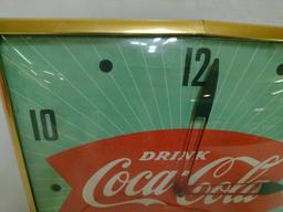 Drink Coca-Cola Advertising Clock